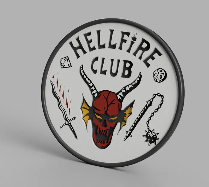 Stranger Things Coaster - Hellfire Club - Image 1