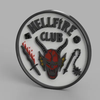 Stranger Things Coaster - Hellfire Club