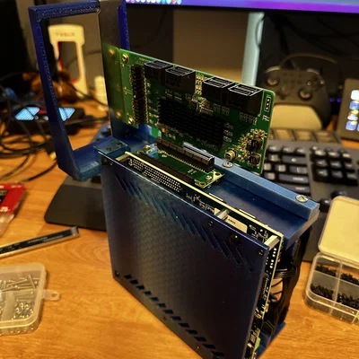 AM69 StarterKit Fan Case và PCIe Riser/Chủ sở hữu
