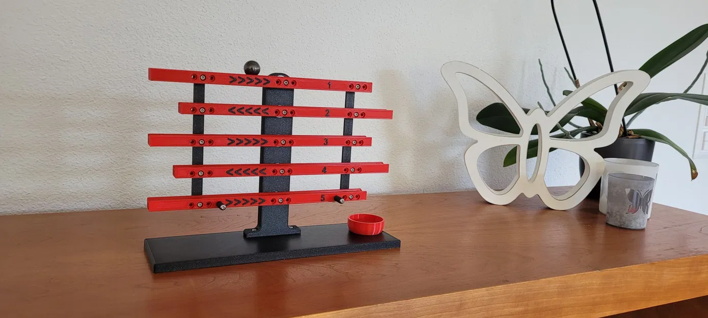 Trò chơi kỹ năng với một quả bóng và đường ray xếp tầng - Image 3