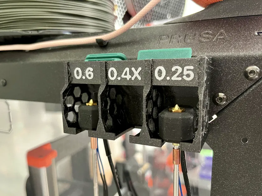 Người tổ chức vòi phun Nextruder cho vỏ Prusa gốc (kích thước nhỏ, bu lông M3) - Image 1