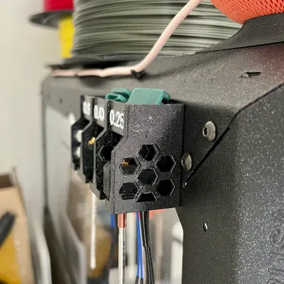 Người tổ chức vòi phun Nextruder cho vỏ Prusa gốc (kích thước nhỏ, bu lông M3)