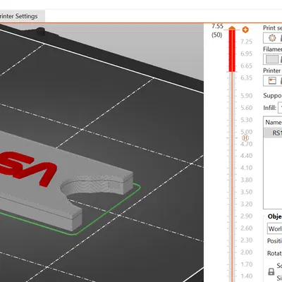 NASA Worm Keychain với Keyring nhúng.