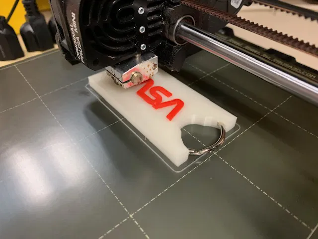 NASA Worm Keychain với Keyring nhúng. - Image 7