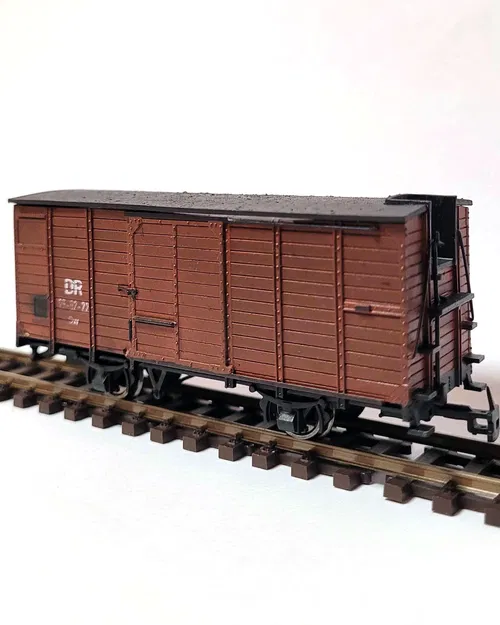 H0M 1000mm Gun Wagon 99-02-25 (1/87) - Image 1