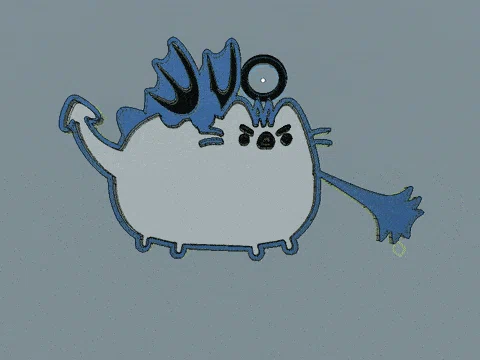 Bông tai mèo rồng - Multi Color - Image 1