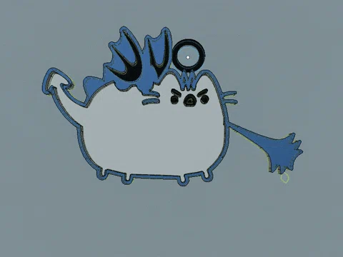 Bông tai mèo rồng - Multi Color - Image 10