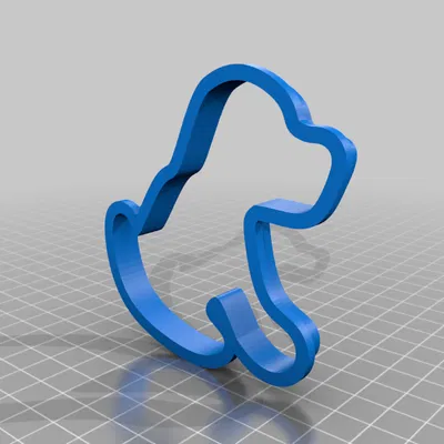 Người cắt cookie hình chó