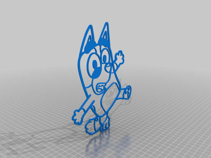 Bluey - nghệ thuật treo tường lô tô - Image 1