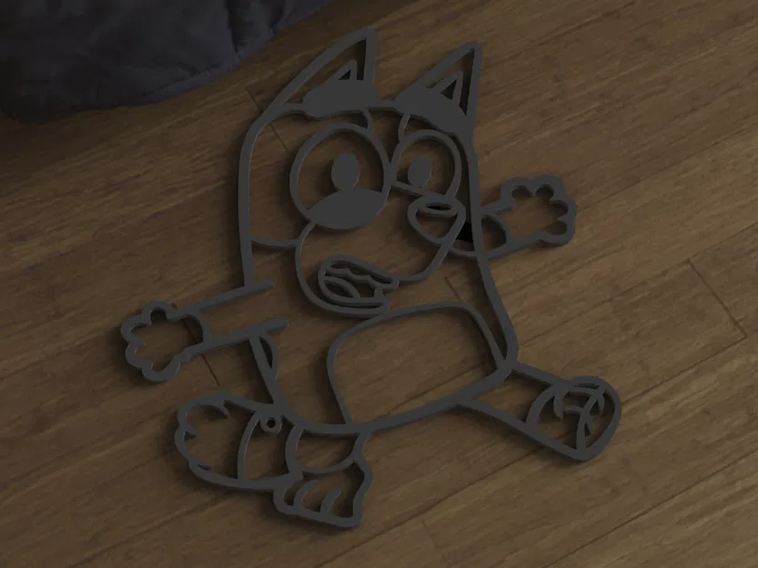 Bluey - nghệ thuật treo tường lô tô - Image 2