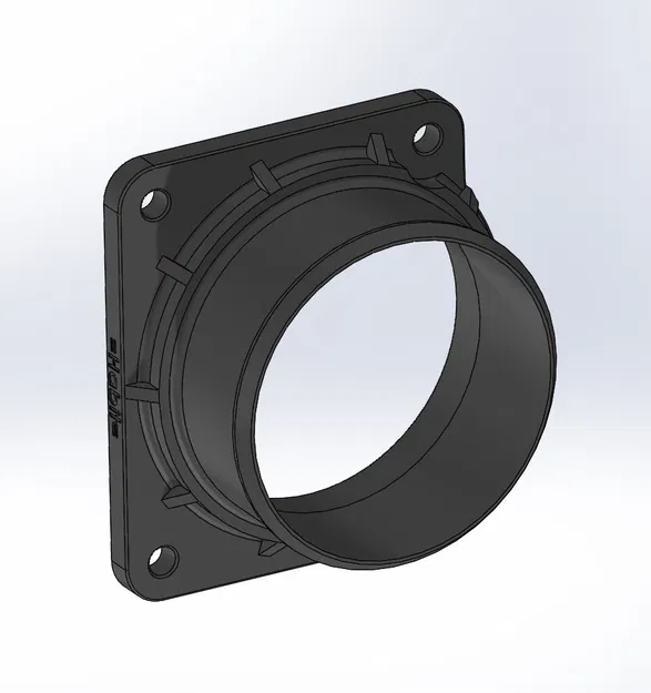 Airbox mặt bích đến 3 "(Xóa MAF) cho Nissan S13 CA18Det - Image 1