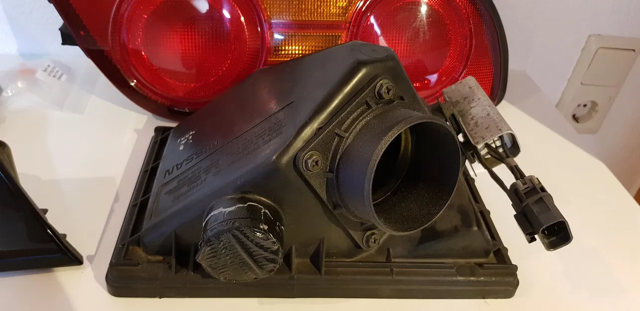 Airbox mặt bích đến 3 "(Xóa MAF) cho Nissan S13 CA18Det - Image 2