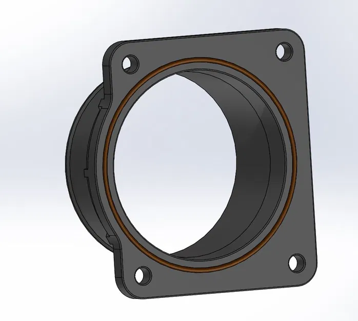 Airbox mặt bích đến 3 "(Xóa MAF) cho Nissan S13 CA18Det - Image 3