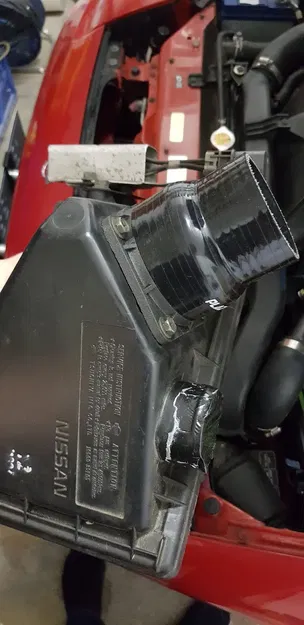 Airbox mặt bích đến 3 "(Xóa MAF) cho Nissan S13 CA18Det - Image 4