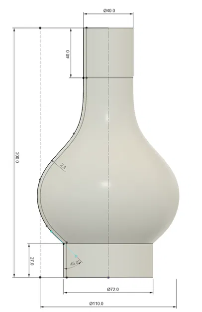 Trang trí thủy tinh đèn dầu - Image 4