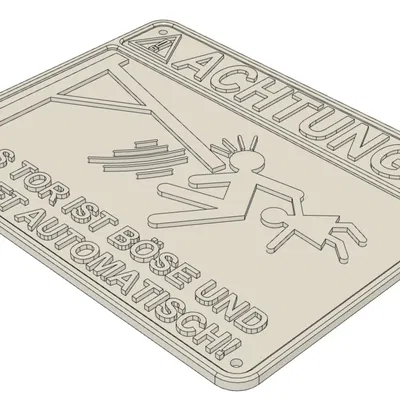 Dấu hiệu cảnh báo cho cửa nhà để xe điện/dấu hiệu cảnh báo cho cửa nhà để xe điện