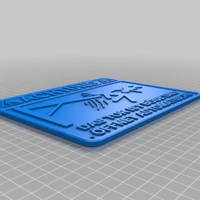 Dấu hiệu cảnh báo cho cửa nhà để xe điện/dấu hiệu cảnh báo cho cửa nhà để xe điện