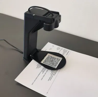 Webcam Stand E-Banking Code Reader-QR-Rechnung