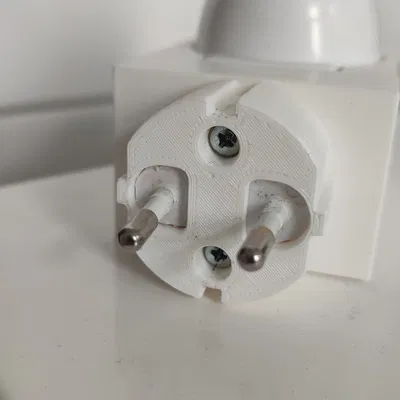 Giá đỡ bộ sạc miệng với phích cắm Schuko