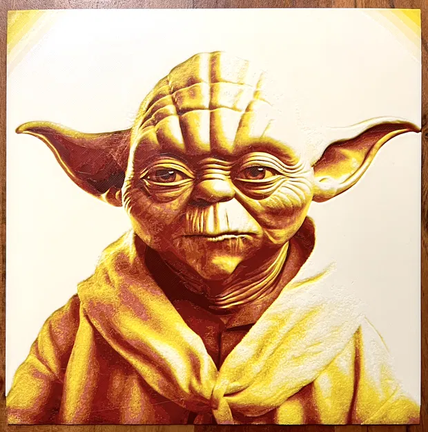 Chân dung Yoda đầy màu sắc - Image 1