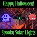 Halloween Yard Solar RGB LED Toppers (Ghost, Bat và Jack-O-Lantern) - Thumbnail 1