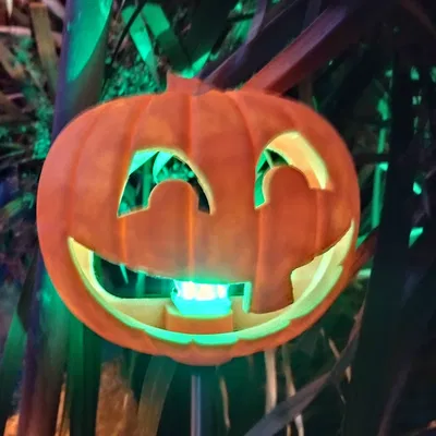 Halloween Yard Solar RGB LED Toppers (Ghost, Bat và Jack-O-Lantern)