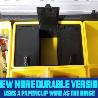 Nhà tổ chức Stanley 014725R - Thùng khoang trung bình 3 có nắp đậy (phối lại để sử dụng bản lề được ghim)