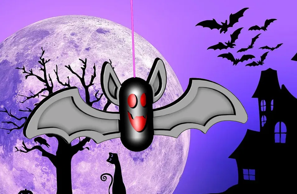 Bat Halloween lớn hơn (có tệp bước) - Image 1