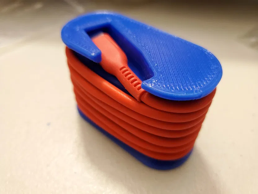 Cuộn cáp 1m cho cáp USB-C Red Red (phiên bản mới và cải tiến) - Image 1