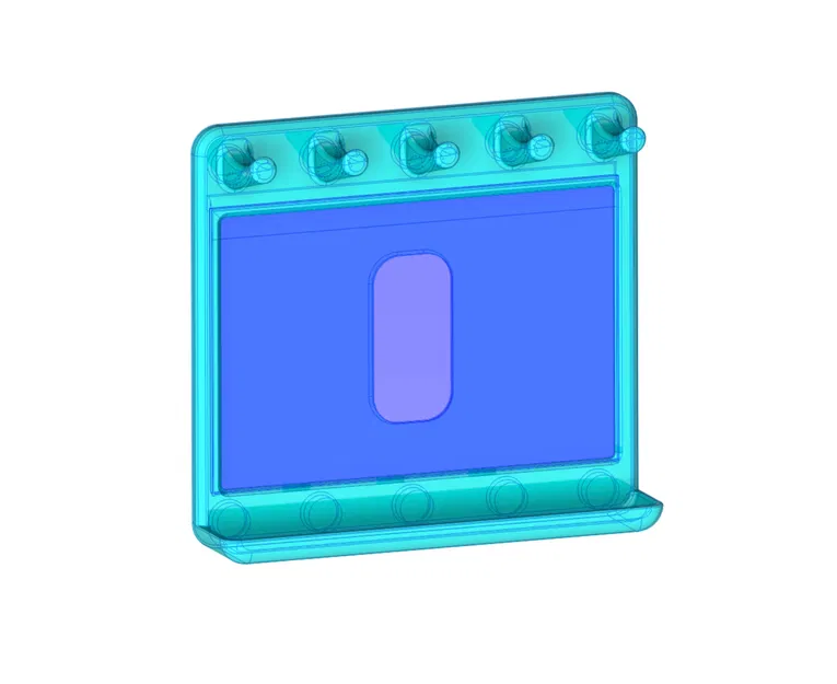 Giá đỡ khóa từ tính với khung ảnh 4x6 (cho 5 phím) - Image 3