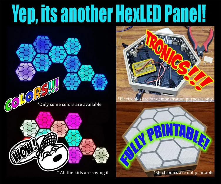 Đúng, nó là một hexled khác - bảng điều khiển nanoleaf! (với tệp bước) - Image 1