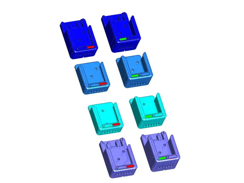 Black & Decker 20V tối đa hoặc mở rộng pin 5.0Ah và bộ sạc được phối lại với chỉ báo trạng thái (và tùy chọn gắn bảng điều khiển 1 ") - Image 10