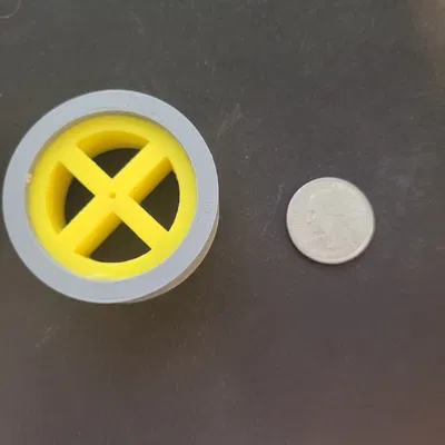 Bánh xe động cơ DC thu nhỏ