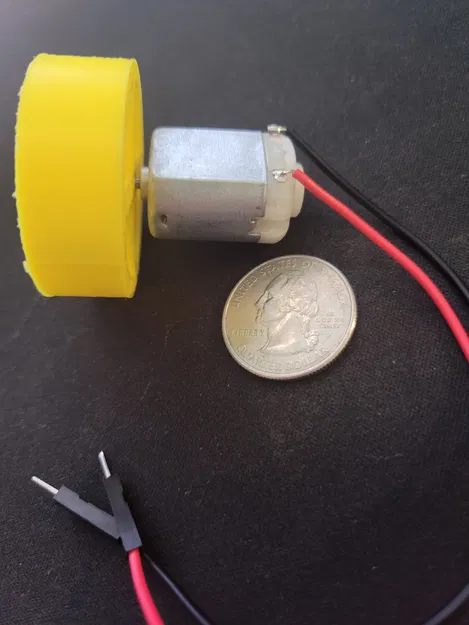 Bánh xe động cơ DC thu nhỏ - Image 5