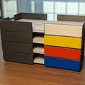 Xếp chồng Hộp tổ chức thẻ chỉ số cho 3x5 in. Thẻ. - Thumbnail 1