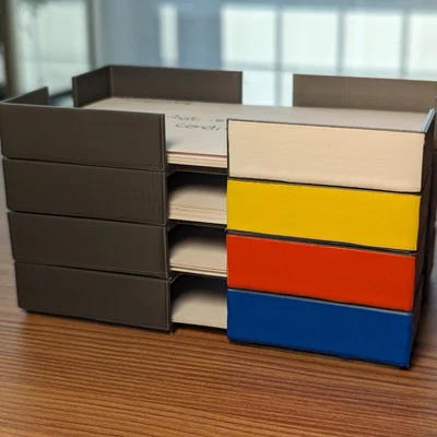 Xếp chồng Hộp tổ chức thẻ chỉ số cho 3x5 in. Thẻ.