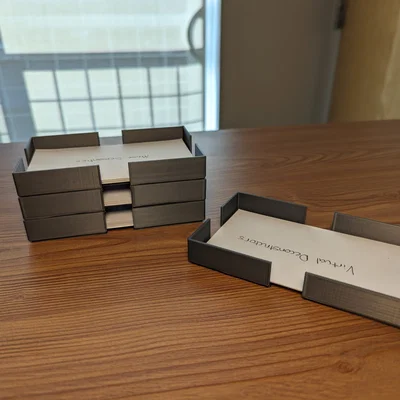 Xếp chồng Hộp tổ chức thẻ chỉ số cho 3x5 in. Thẻ.