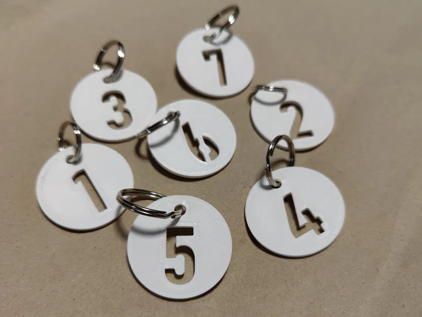 Thẻ chính với số | Zahlenmarken - Image 1