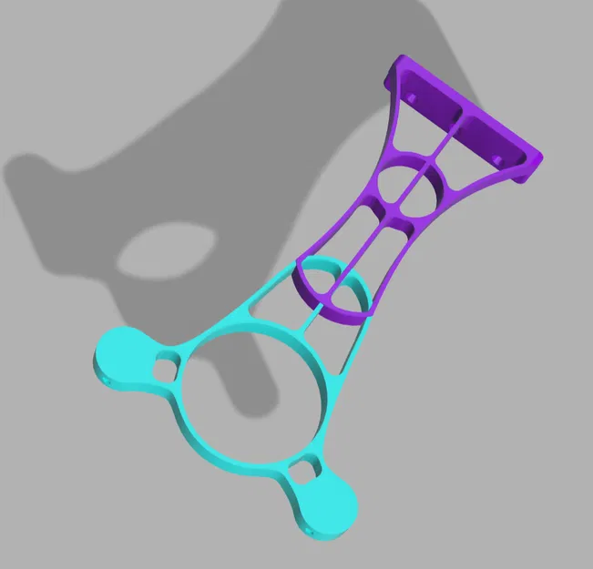 Chân kệ dây tóc gắn dưới Desk - Image 2