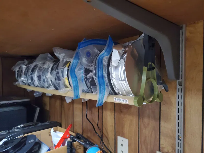 Chân kệ dây tóc gắn dưới Desk - Image 3