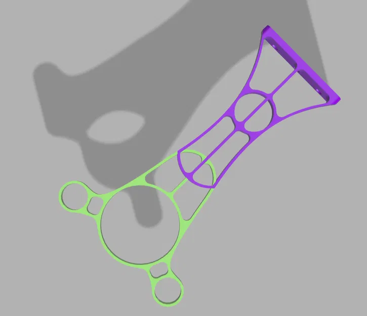 Chân kệ dây tóc gắn dưới Desk - Image 5