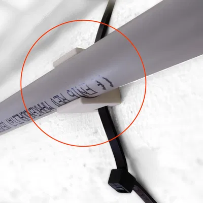 Clip ống 16mm đến ziptie | Clip ống cáp 16mm cho dây cáp