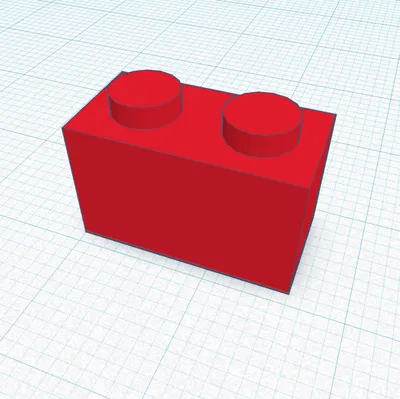 Lego 1 x 2 Gạch và Tấm