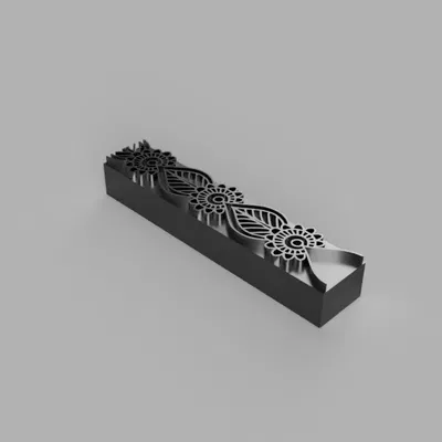 Henna mehndi thiết kế tem biên giới đất sét