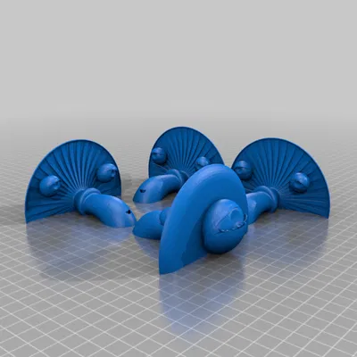 Nấm treo tường với đôi mắt