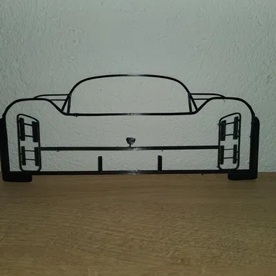 Hình bóng phía trước của porsche missionx