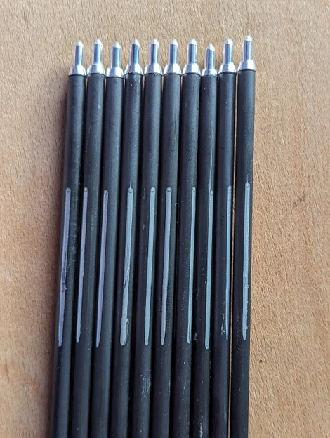 Mũi tên Fletching đánh dấu Jig (tham số) - Nocks pin - Image 3