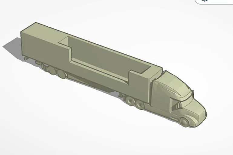 Người giữ danh thiếp bán xe tải v2 - Image 1