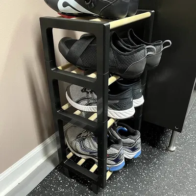 Giá đỡ giày xếp chồng mô -đun nhỏ hơn