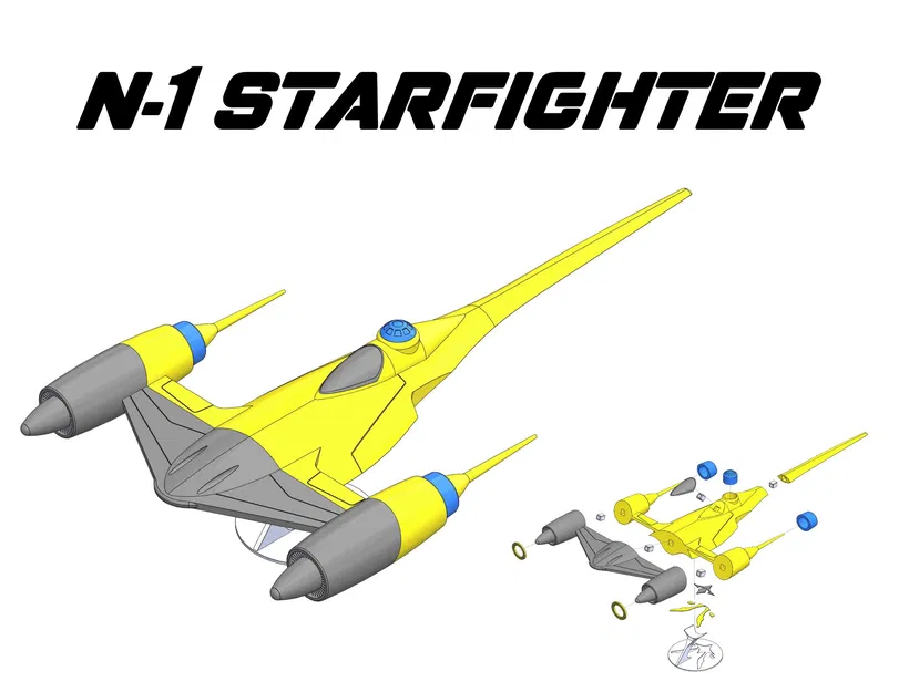 Star Wars N-1 Naboo Starfighter - Image 1